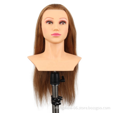 Colorful Salon Hair Training Head Hairdressing Styling Mannequin Doll